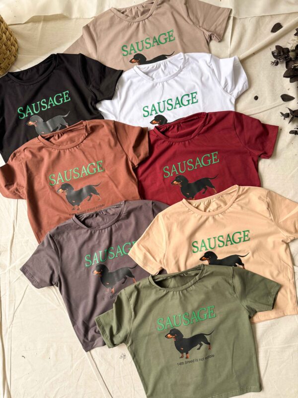 Remera perro sausage
